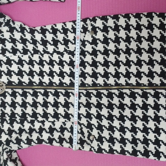 Tory Burch Disigner Copy Black and White Coat Size S - Picture 13 of 15